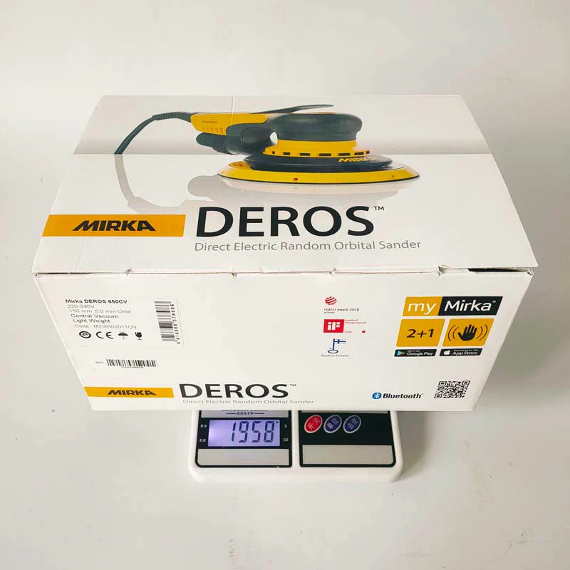 Lixadeira Elétrica Roto Orbital 150MM/6 Deros 650CV Mirka