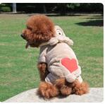 Roupas para cães de estimação de pelúcia roupas para animais de estimação