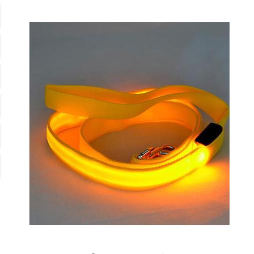 Corda de trela para animais de estimação Correia de cachorro com luz LED